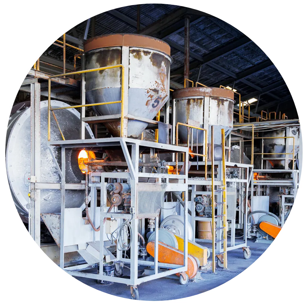 工場内の製造ライン